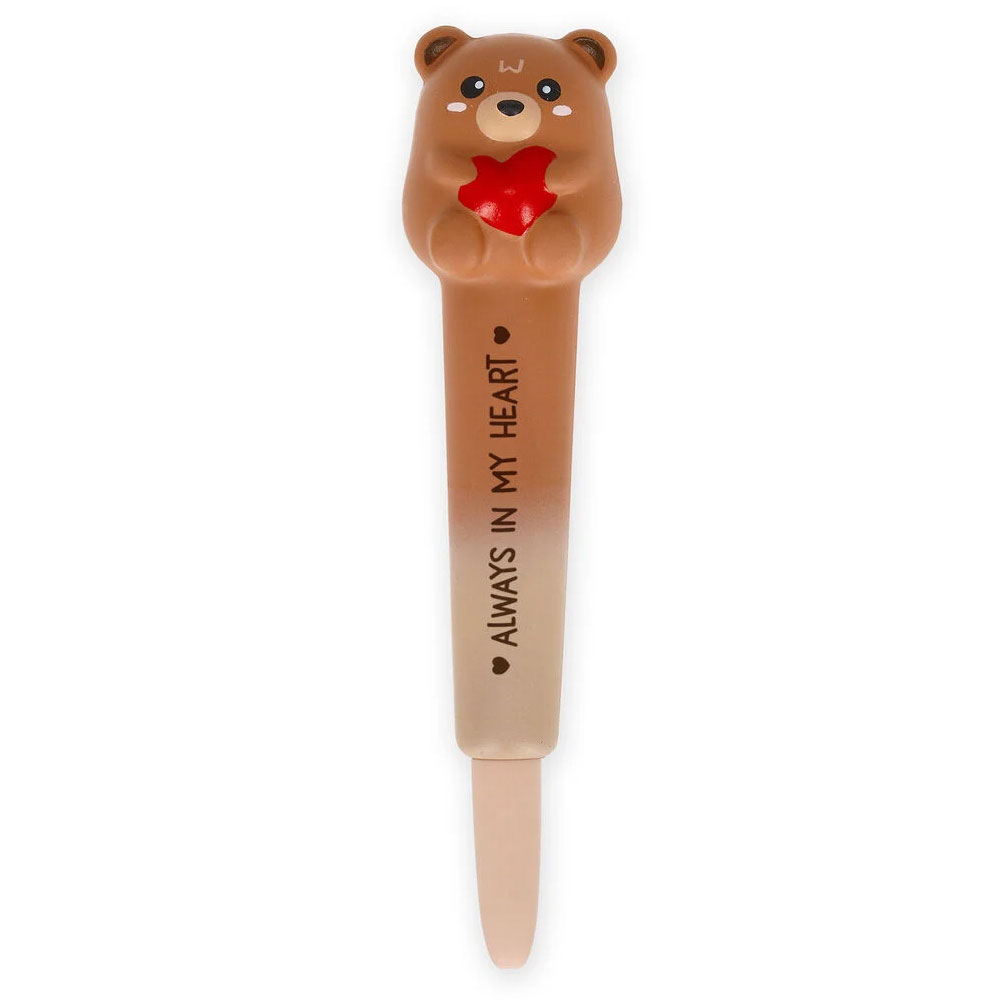 LEGAMI Penna Gel Antistress Squeezies Teddy Bear