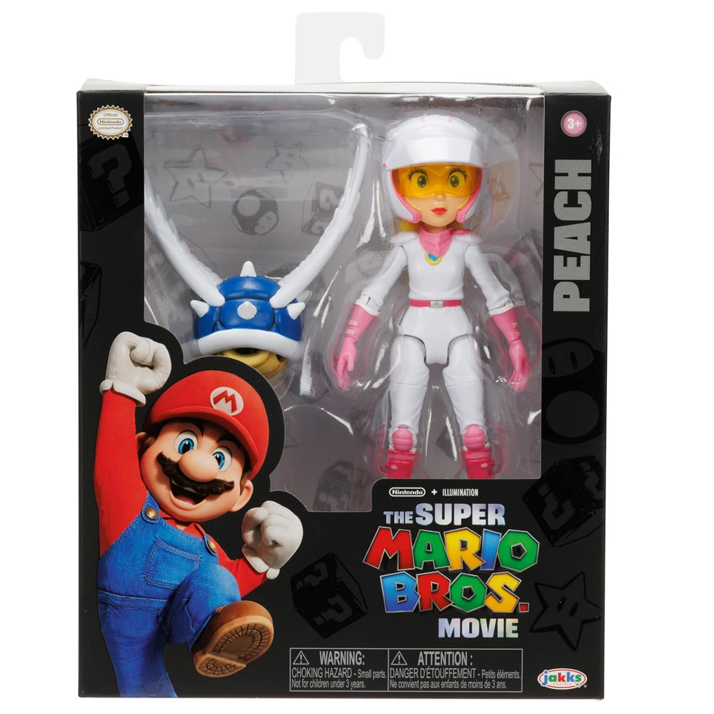 NINTENDO JAKKS Super Mario Bros the Movie Peach Biker 13 cm