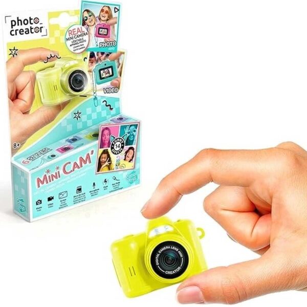 PHOTO CREATOR Mini Fotocamera Digitale Verde Pro 1GB SD Card Ricaricabile 6 Colori Disponibili