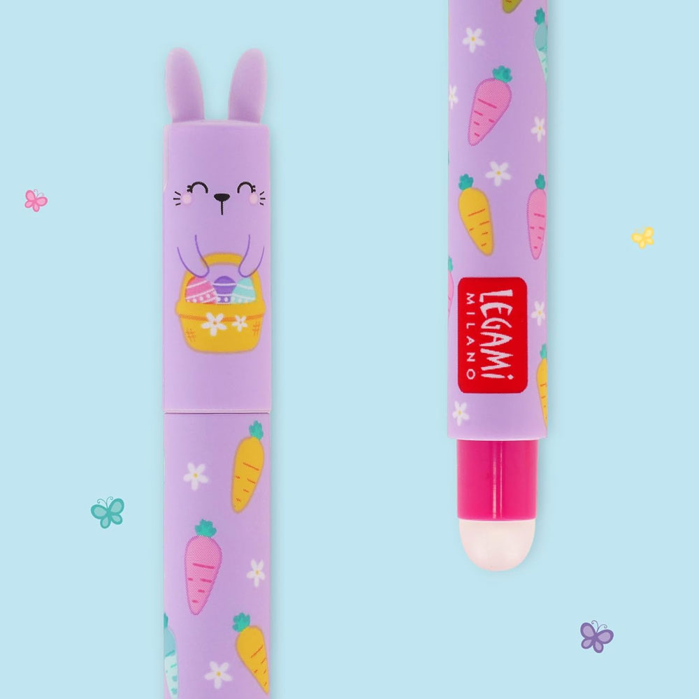 2-LEGAMI-Set-di-2-Penne-Gel-Cancellabili---Hoppy-Easter---Edizione-Speciale-Pasqua