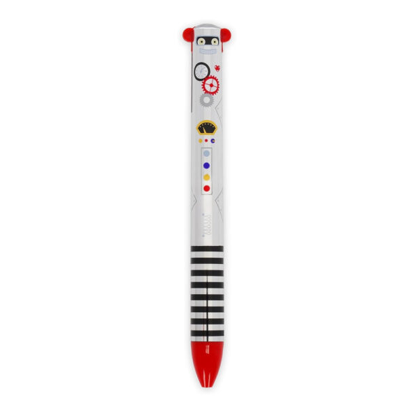 LEGAMI Penna Click&Clack Nero e Rosso Robot Punta 1 mm