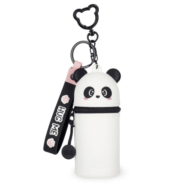 LEGAMI Portamonete con Portachiavi Panda - Mini Kawaii