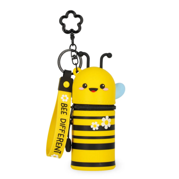 LEGAMI Portamonete con Portachiavi Bee – Mini Kawaii