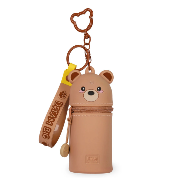 LEGAMI Portamonete con Portachiavi Teddy Bear - Mini Kawaii