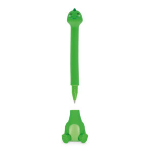2-LEGAMI-Penna-a-Sfera-Dino-con-Base--Stand-Ink-Ovation