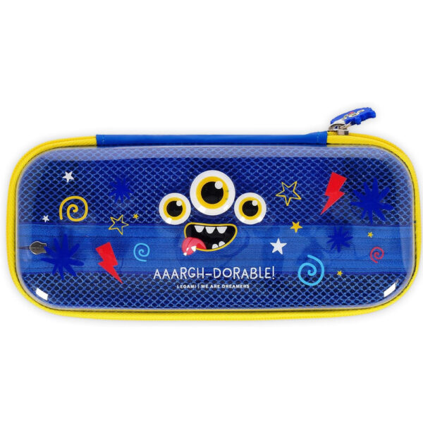 LEGAMI Astuccio Wonderwow Monster – Organizzatore a 2 Scomparti con Portapenne