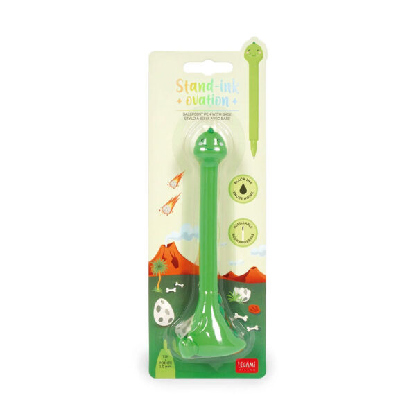 LEGAMI Penna a Sfera Dino con Base- Stand-Ink Ovation