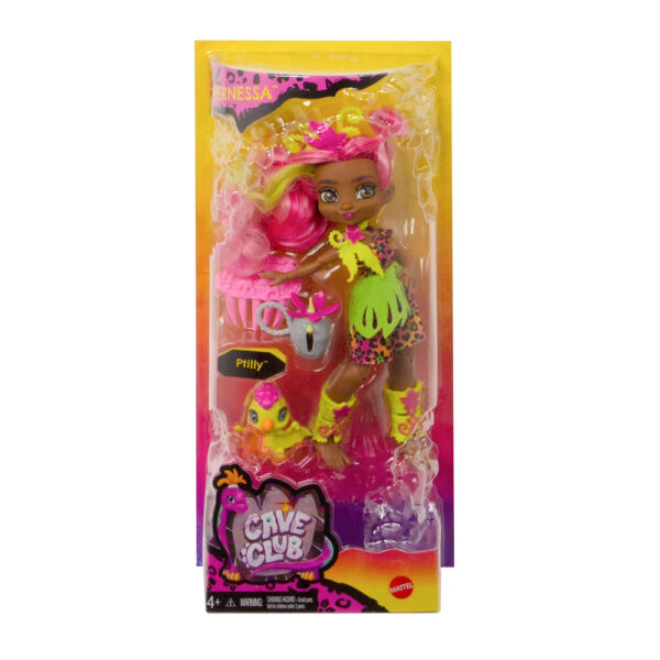 MATTEL Cave Club Bambola Fernessa Slate 25cm