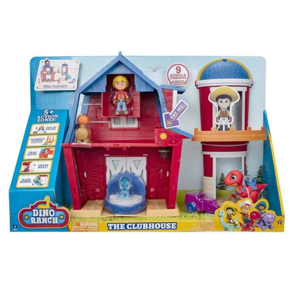 GIOCHI PREZIOSI Dino Ranch Playset Clubhouse con Personaggi e Accessori