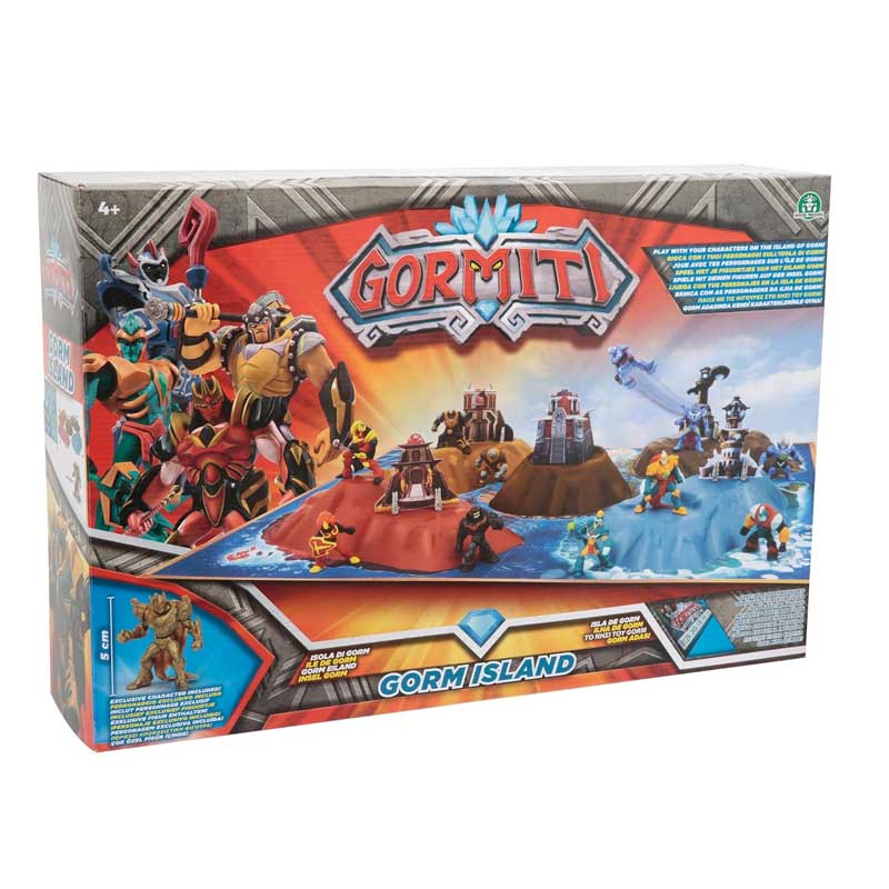 GIOCHI PREZIOSI Gormiti Isola di Gorm Playset con Personaggio Incluso