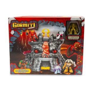 GIOCHI-PREZIOSI-Gormiti-Isola-di-Legends-Vulcano-Playset-con-Personaggio-Incluso-Magmion-Oro