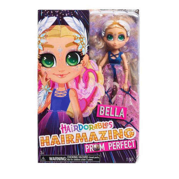 GIOCHI PREZIOSI Hairdorables Hairmazing Bambola Bella 26cm