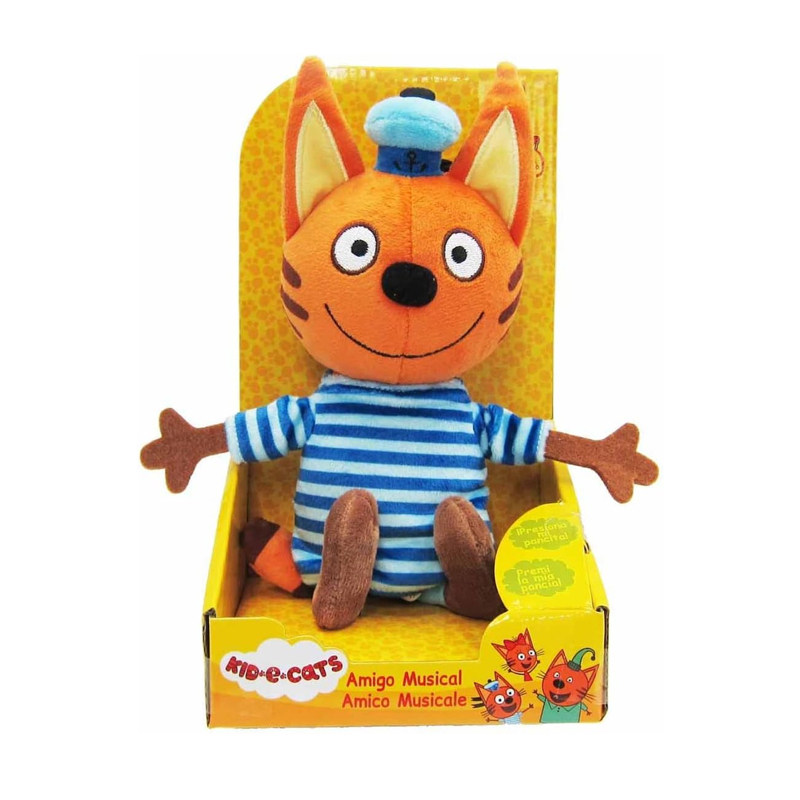 GIOCHI PREZIOSI Kid e Cats Peluche Musicale Interattivo di Cookie