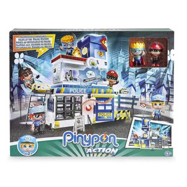 GIOCHI PREZIOSI Pinypon Stazione di Polizia + 2 Personaggi