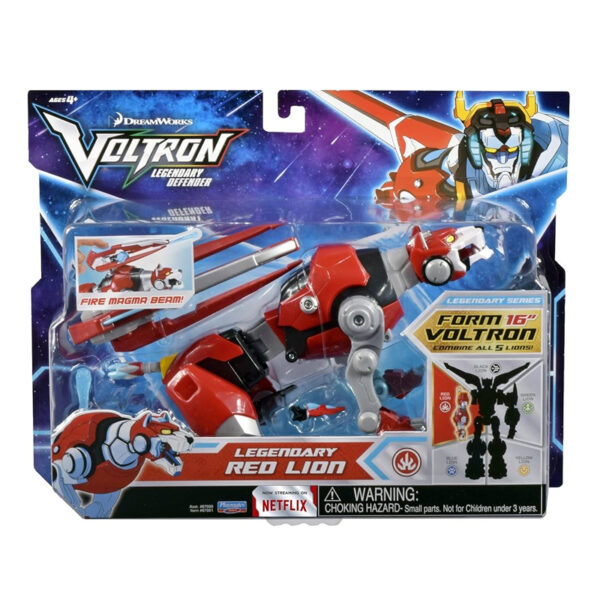 GIOCHI PREZIOSI Voltron Red Lion Legendary Defender
