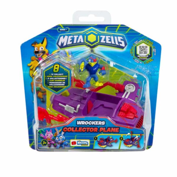 IMC TOYS Metazells Wrockers Collector Plane + Personaggio Coortis