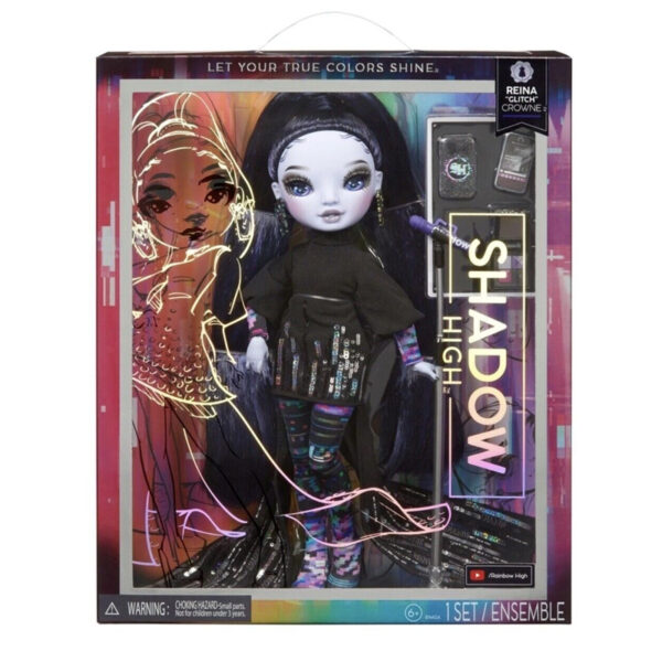 MGA Rainbow High Special Edition serie Shadow High-REINA Reina Glitch Crowne