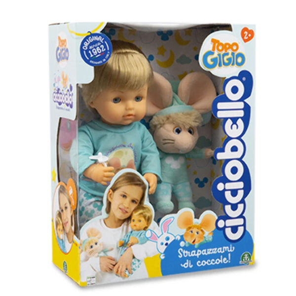 GIOCHI PREZIOSI Cicciobello & Topo Gigio Set Strappazzami di Coccole
