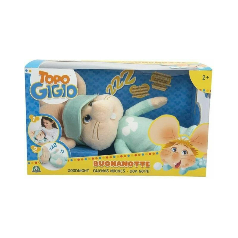 GRANDI GIOCHI Topo Gigio Buona Notte Peluche 30 cm