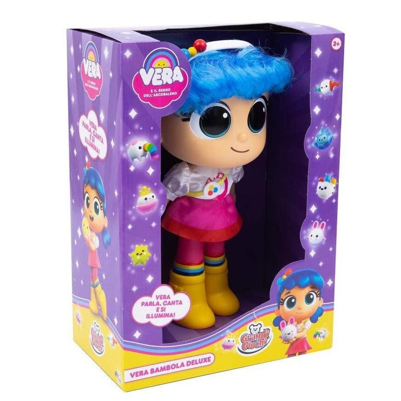 GRANDI-GIOCHI-Vera-e-il-Regno-dell'Arcobaleno-Bambola-Deluxe-con-Luci-e-Suoni-30cm