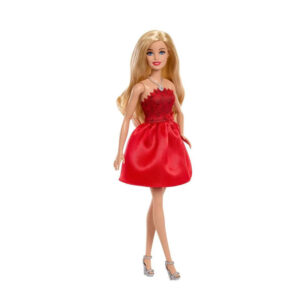 MATTEL-Barbie-Classic-Abito-Rosso-Elegante-80°-Anniversario-2