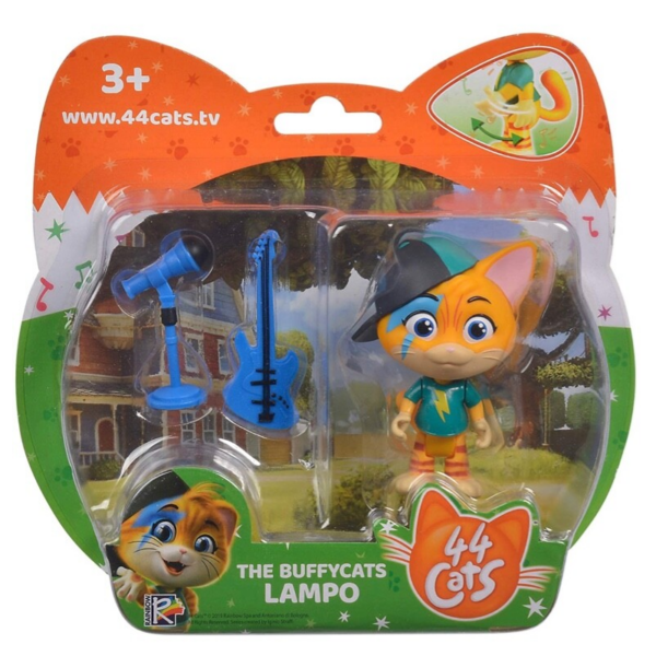 RAINBOW 44 Gatti Lampo Personaggio con Chitarra