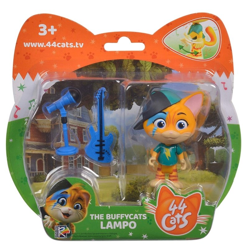 RAINBOW-44-Gatti-Lampo-Personaggio-con-Chitarra