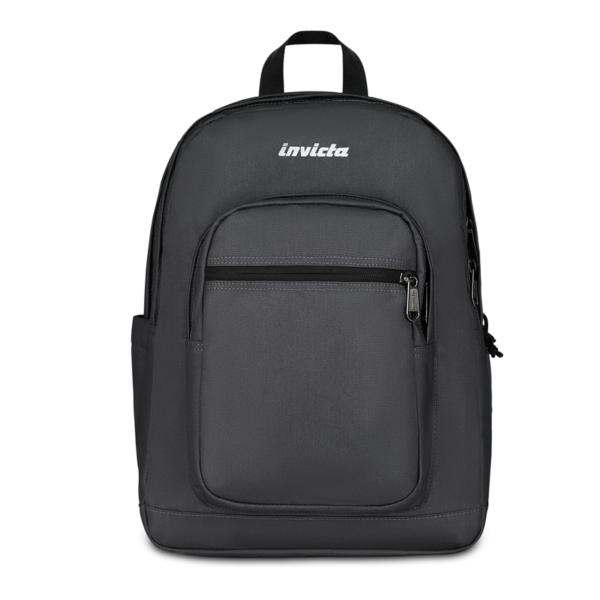 INVICTA Zaino Nero Classico Capiente e Resistente