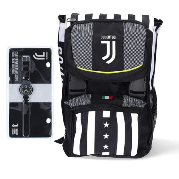 SEVEN Zaino Scuola Juventus Collezione Ufficiale Bianconero