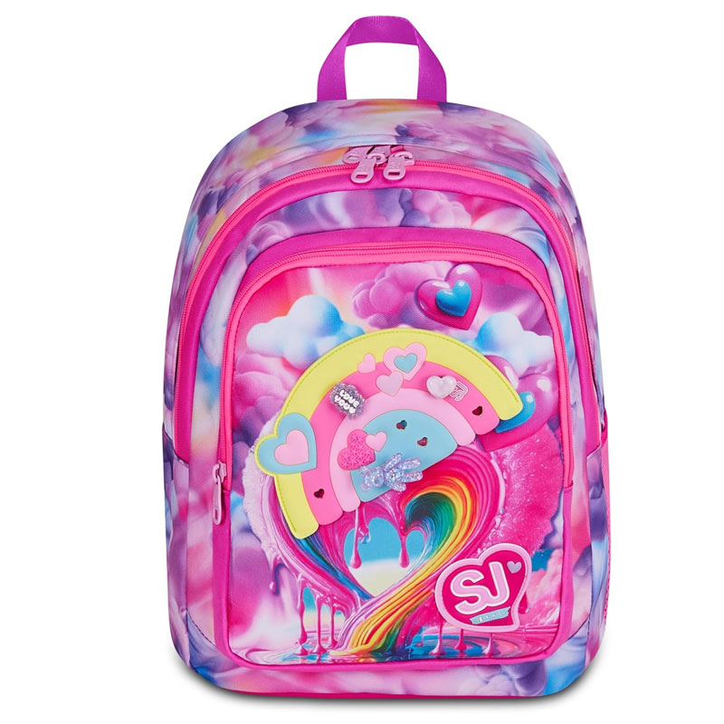 SJ GANG SEVEN Zaino Scuola Joyful Pins Ergonomico per Bambina