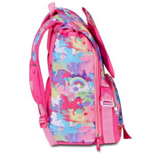SJ-GANG-SEVEN-Zaino-Scuola-Unicorno-con-Ali-e-Treccia-Ergonomico-per-Bambina-2