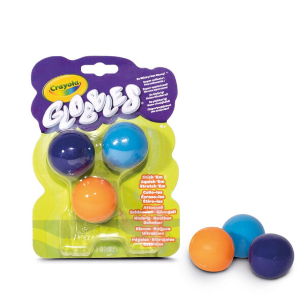 CRAYOLA Globbless Giocattolo Sensoriale Set 3 Palline Antistress