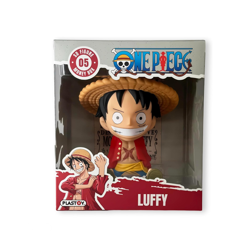 PLASTOY Salvadanaio 3D One Piece Monkey D Luffy SD Figure 05