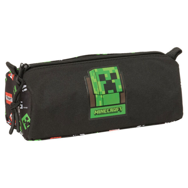 SAFTA Astuccio Borsello Minecraft Creeper per Scuola e Tempo Libero