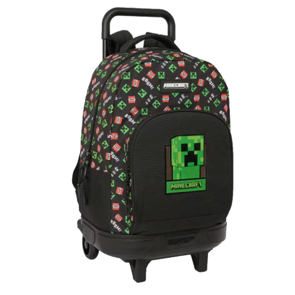 SAFTA Zaino Scuola Trolley Minecraft Creeper