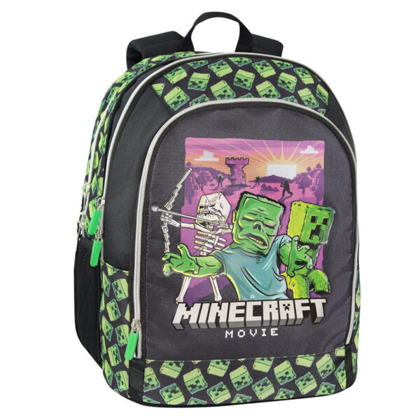 SEVEN Zaino Scuola Elementare Licenza Ufficiale Warner Bros. Mojang A Minecraft Movie