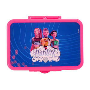 STOR-K-Pop-Demon-Hunters-Portapranzo-Cestino-Porta-Merenda-Tema-Huntrix-Rosa-18x12x5-cm