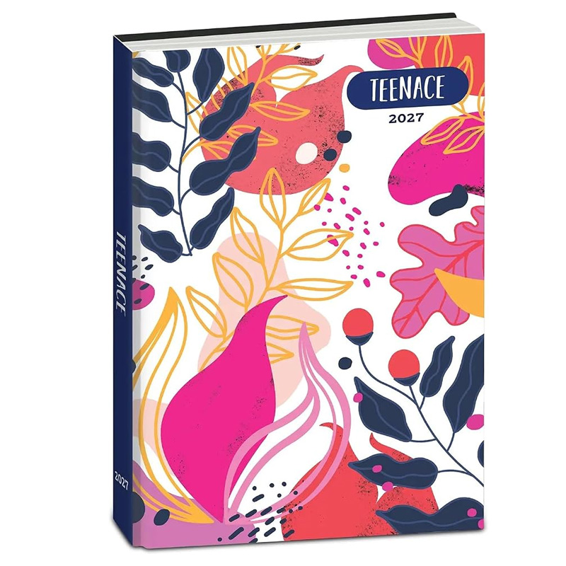 TEENACE Diario Agenda Fantasie Botaniche Scuola 2026-2027