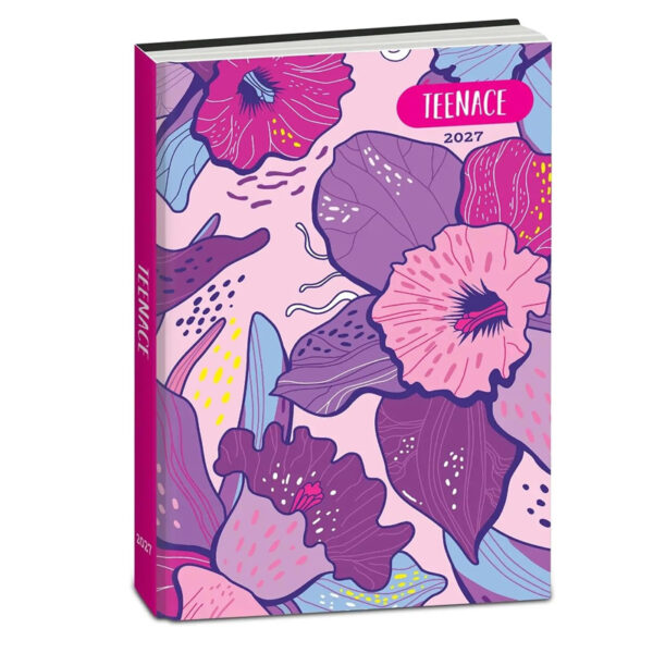 TEENACE Diario Agenda Fantasie Floreali Scuola 2026-2027