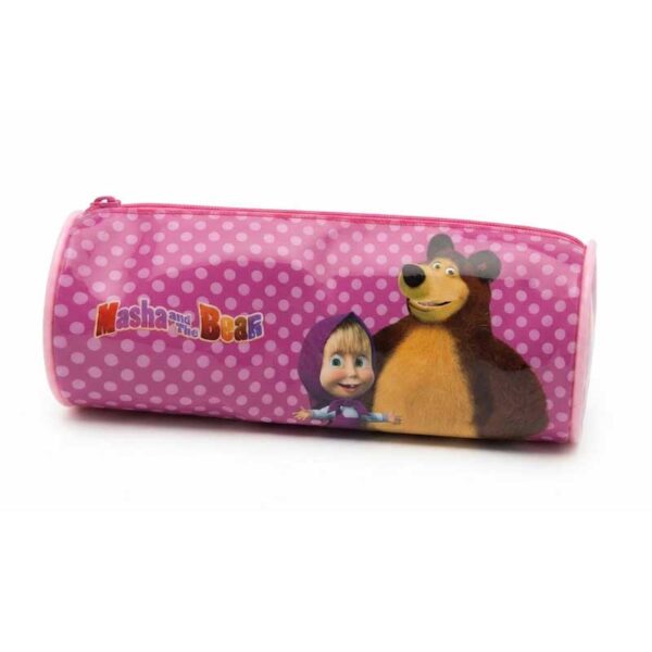 Astuccio Scuola Rosa e Pois Masha e Orso