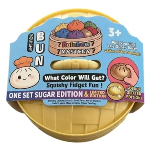Baozi Squishy Pocket Raviolo Cinese Dumpling Antistress Collezionabile a Sorpresa Gigante 26cm