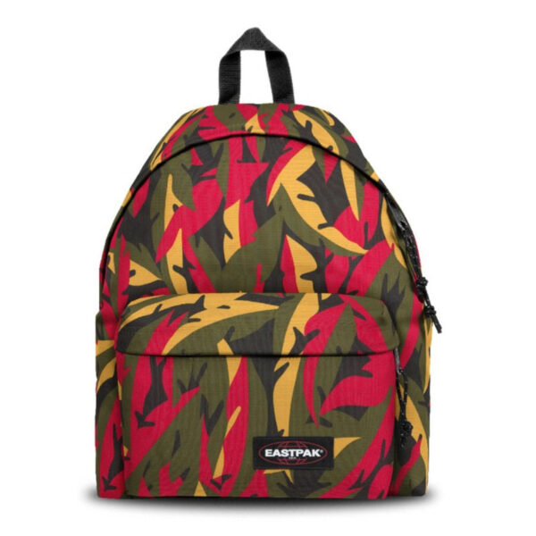 EASTPAK Zaino Scuola Camouflage Multicolor Rosso Giallo Verde Rasta Camo