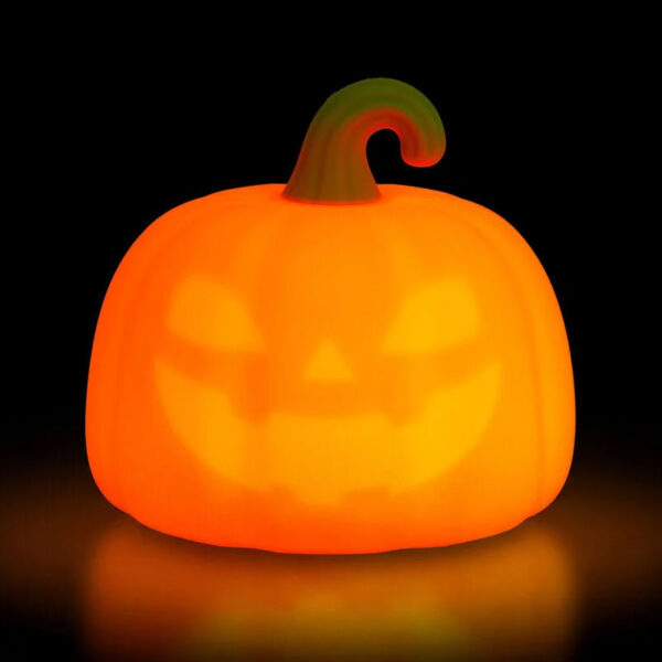 LEGAMI Luce LED Ricaricabile in Silicone Soft Dreams Zucca - Speciale Halloween